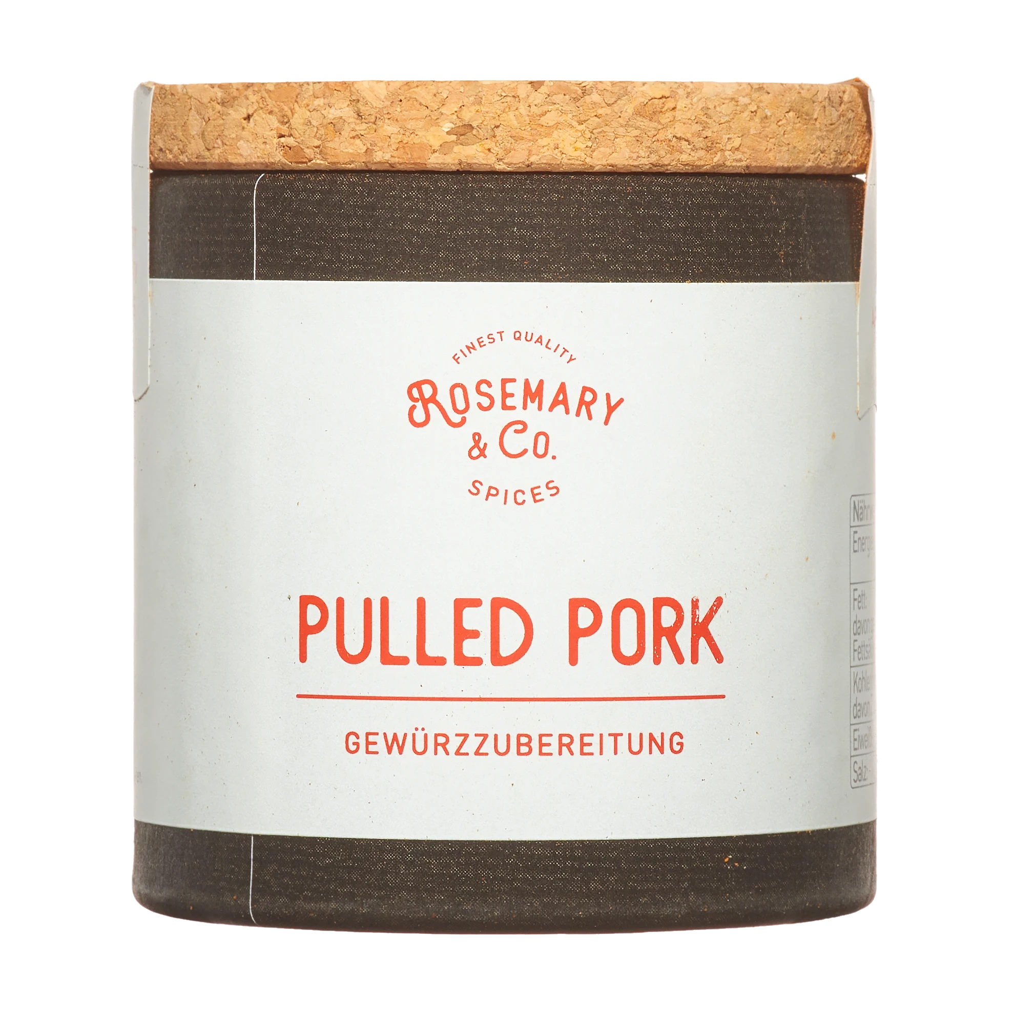 Rosemary Co Pulled Pork Gewuerzzubereitung Korkdose 55g 1