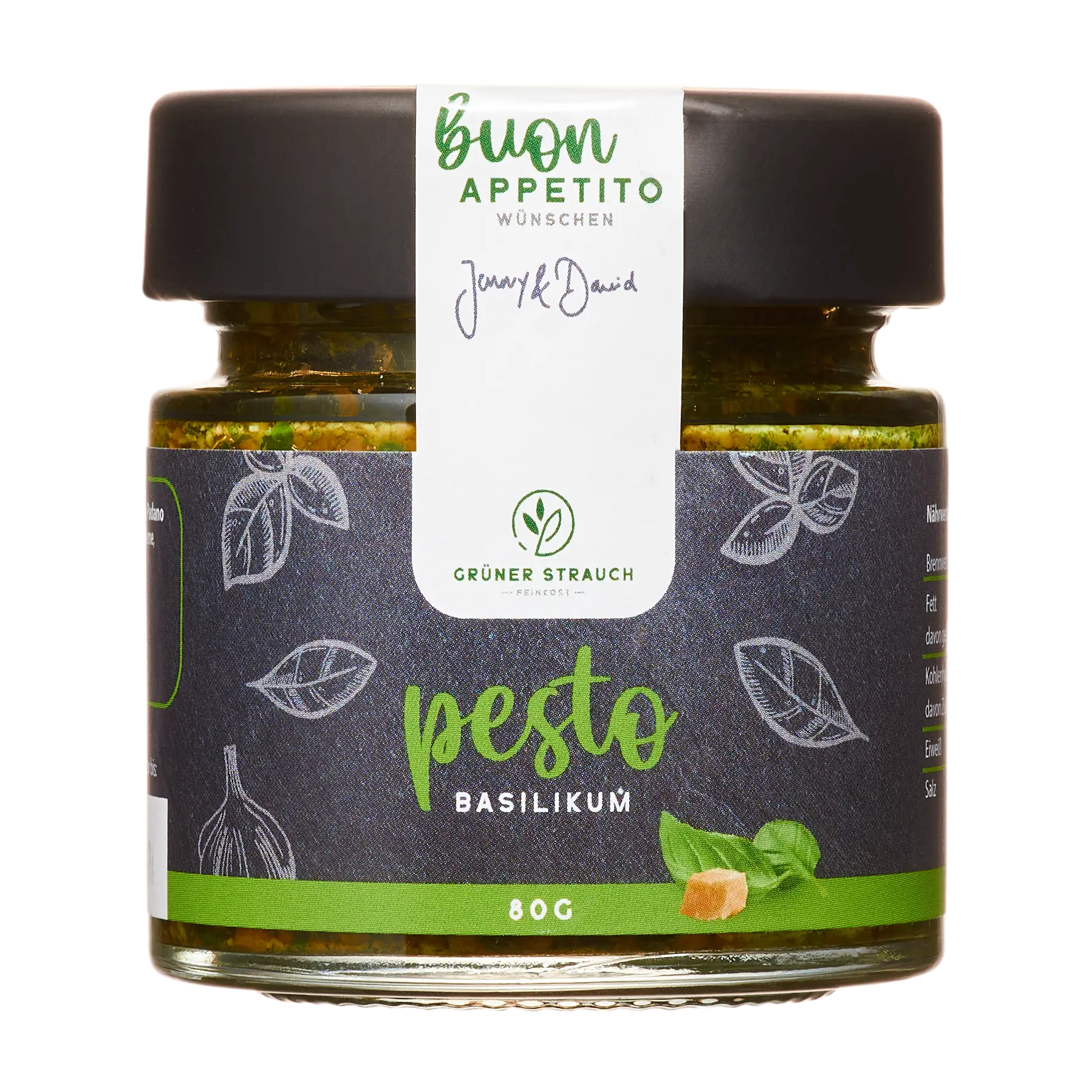 Gruener Strauch Basilikum Pesto 1
