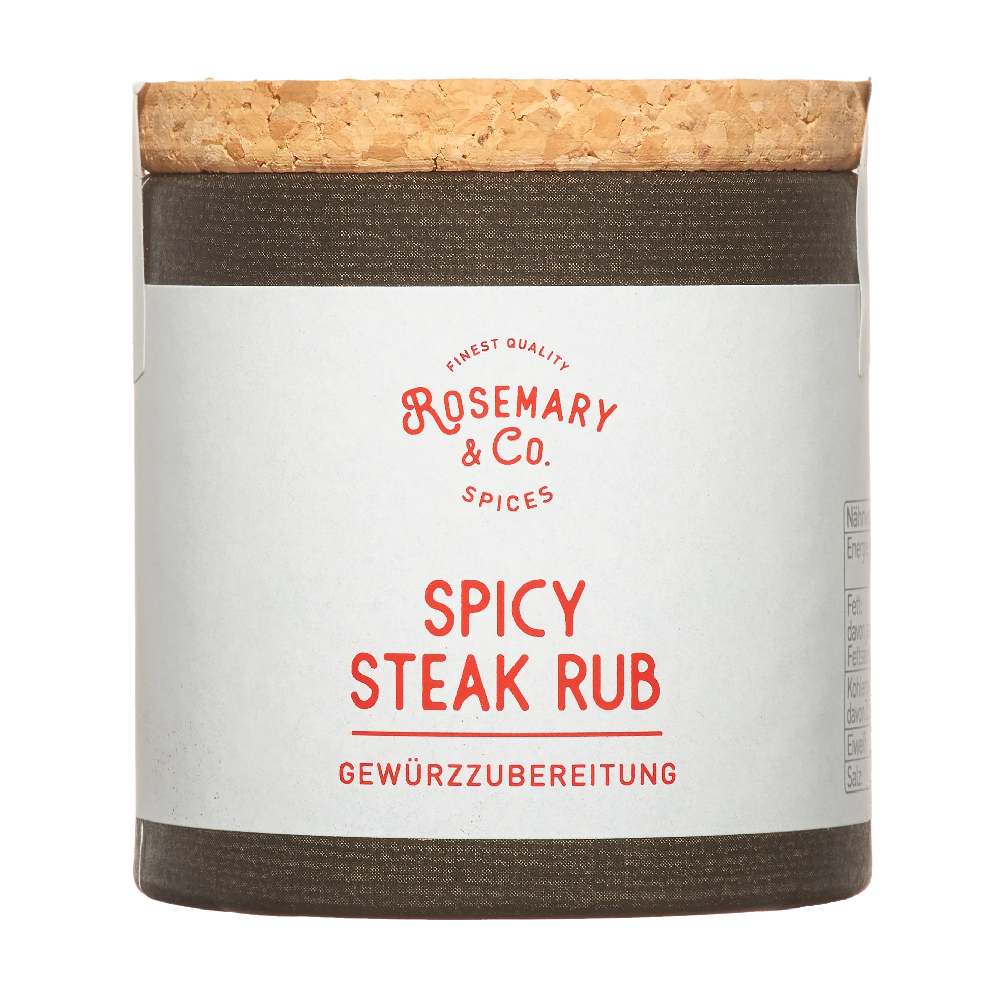 Rosemary Co Spicy Steak Rub Gewuerzzubereitung Korkdose 50g 1